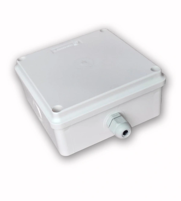  Nagar Infotech Heavy Duty Waterproof 5x5 PVC Junction Box For CCTV Camera With Cable Gland - 5x5