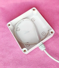  Nagar Infotech Heavy Duty Waterproof 5x5 PVC Junction Box For CCTV Camera With Cable Gland - 5x5