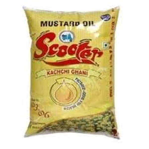 Scooter Mustard Oil Pouch 1kg