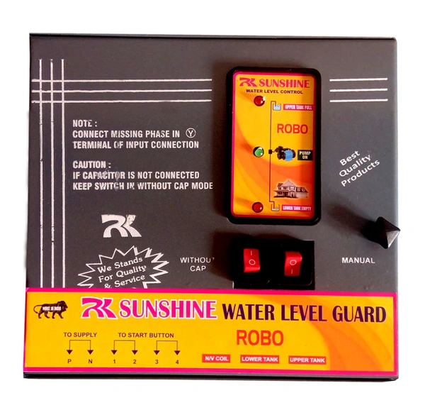 Automatic ON & OFF Water Level Controller - For Sump Motor Without Installation