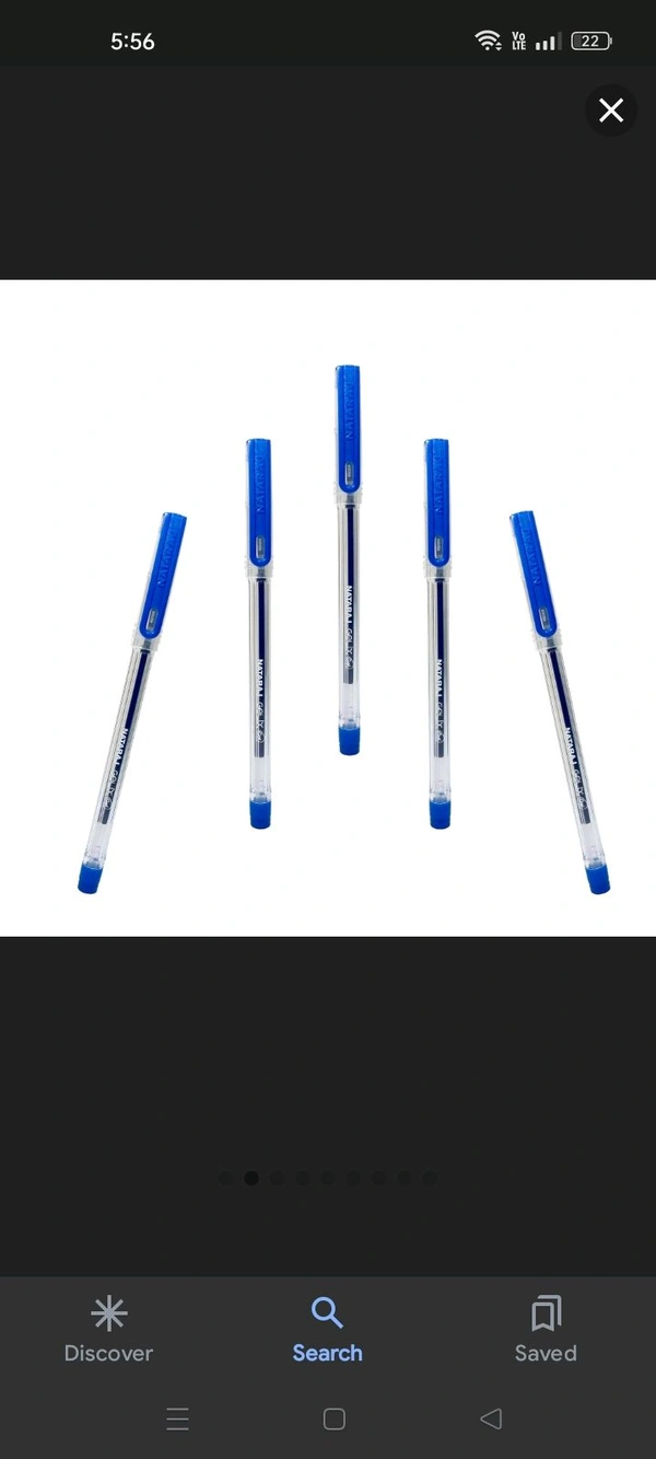 Natraj Gel Pen  - Blue