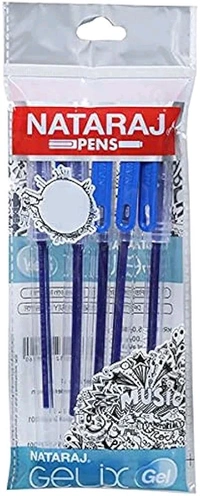 Natraj Gel Pen  - Blue