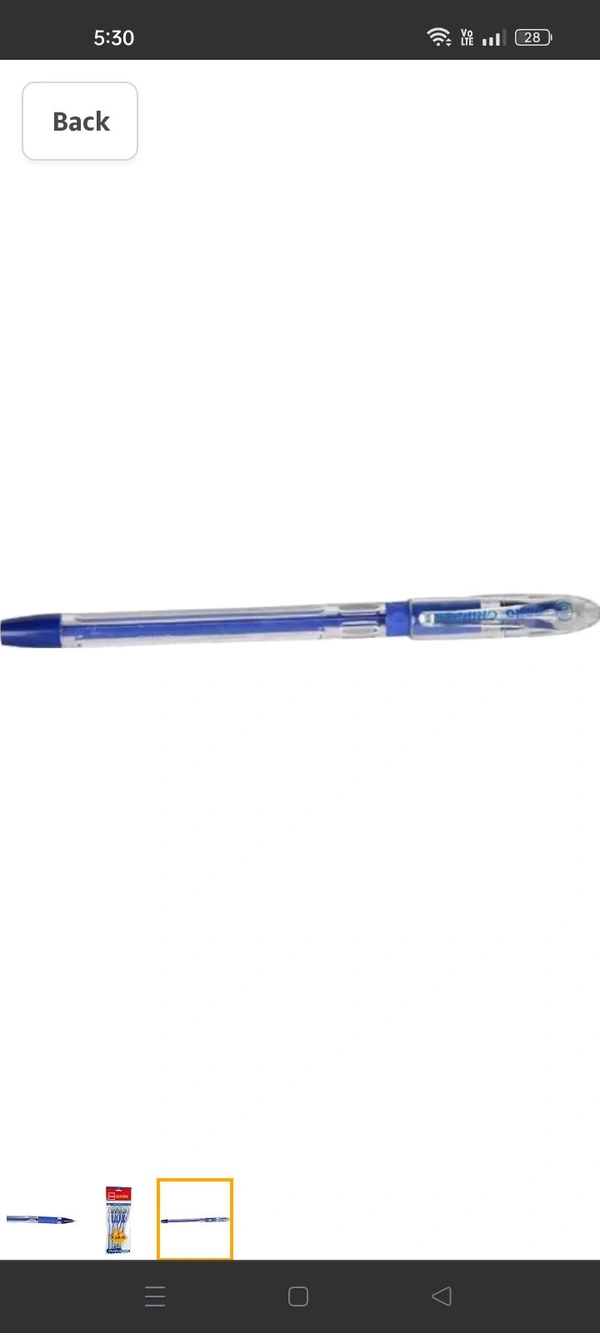Cello Gripper Ball Pen - Blue