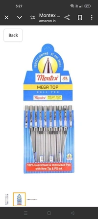 Montex Mega Top Ball Pen - Blue