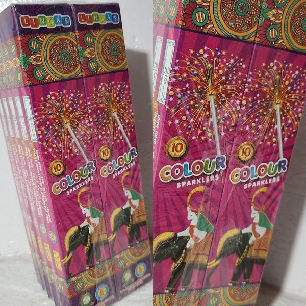 10 Cm Colour Sparklers (10 Cm கலர் கம்பி )