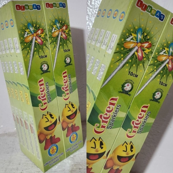 10 Cm Green Sparklers (10 Cm கிரீன் கம்பி )