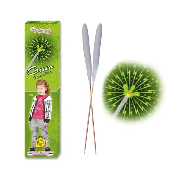 7 Cm Green Sparklers (7 Cm கிரீன் கம்பி )