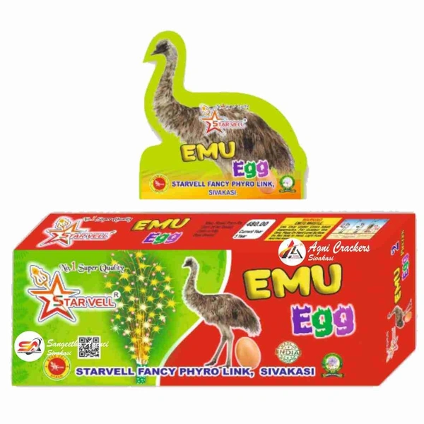 Emu Egg (2pcs) (நெருப்புக்கோழி முட்டை)