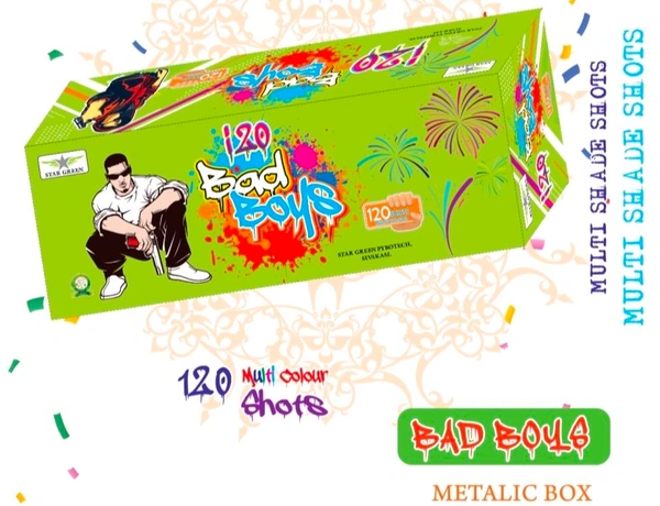 120 Shot Multicolour 