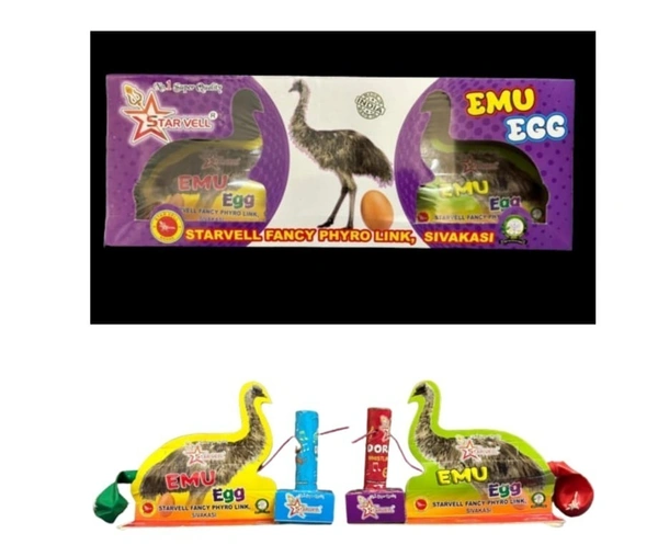 Emu Egg (2pcs) (நெருப்புக்கோழி முட்டை)