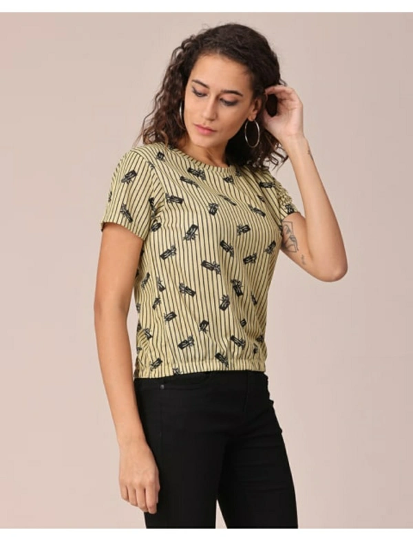 Bold & Classic Polyster T-shirt  - Multicolour, M