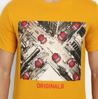 Tom Hiddle T-shirt For Men - Yellow, Xl