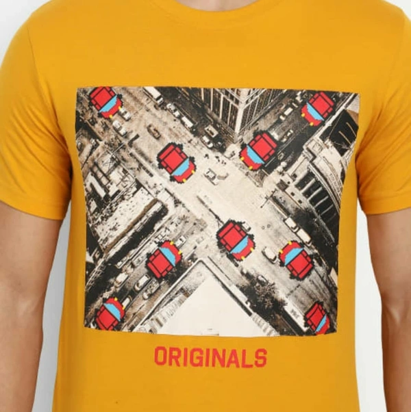 Tom Hiddle T-shirt For Men - Yellow, Xl