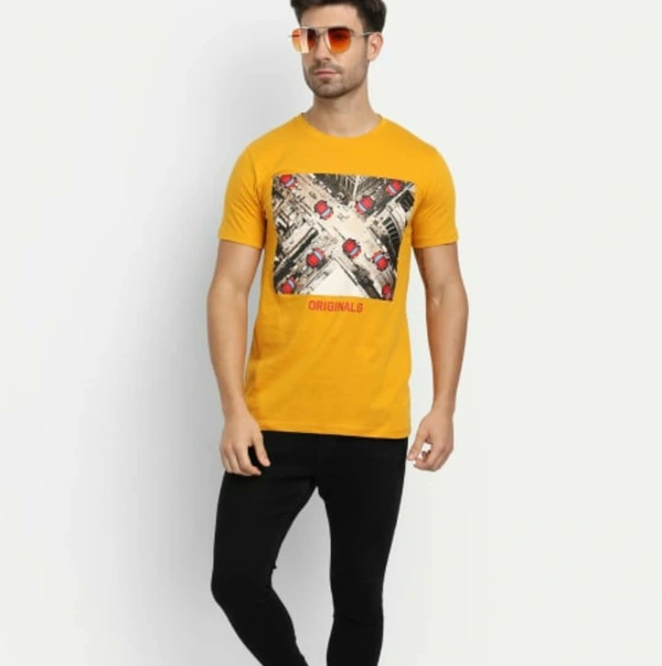 Tom Hiddle T-shirt For Men - Yellow, Xl