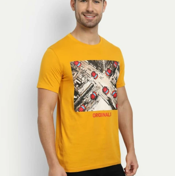 Tom Hiddle T-shirt For Men - Yellow, Xl