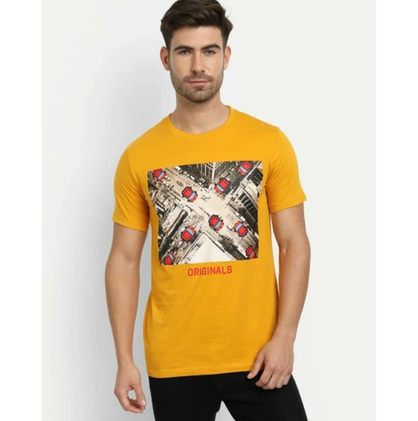 Tom Hiddle T-shirt For Men - Yellow, Xl
