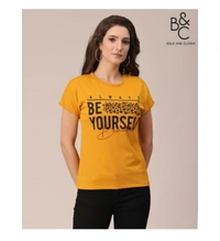 Bold & Classic Polyster T-shirt  - Yellow, M