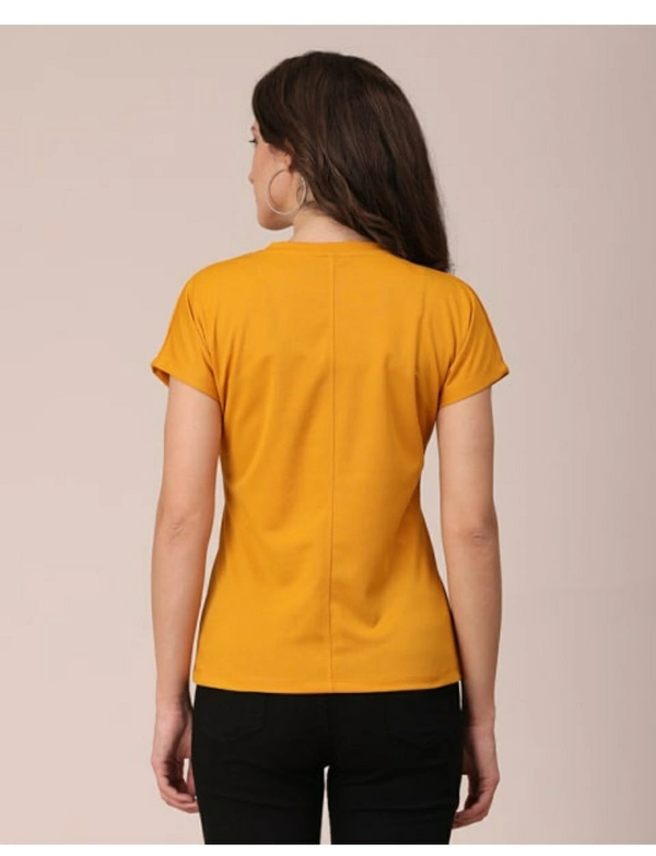 Bold & Classic Polyster T-shirt  - Yellow, M