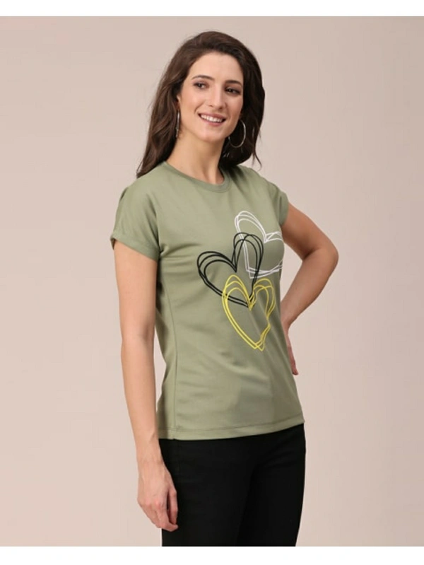 Bold & Classic Polyster T-shirt  - Olive, M