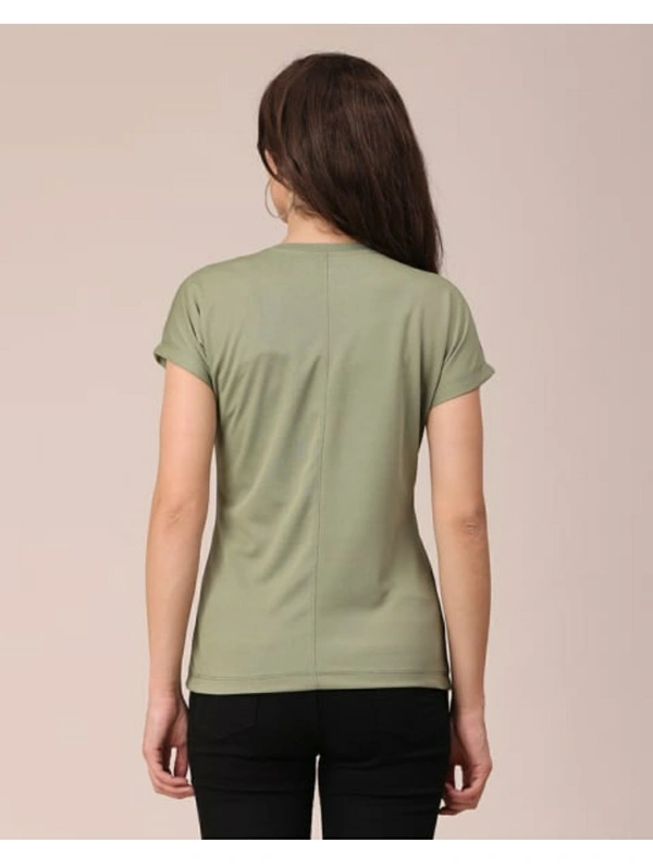 Bold & Classic Polyster T-shirt  - Olive, M