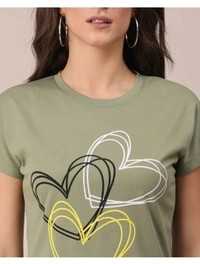Bold & Classic Polyster T-shirt  - Olive, M