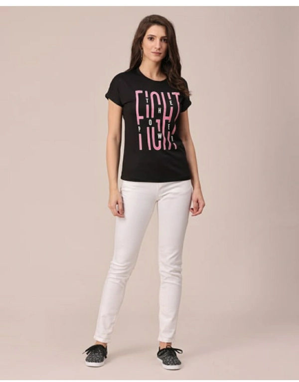 Bold & Classic Polyster T-shirt  - Black, M