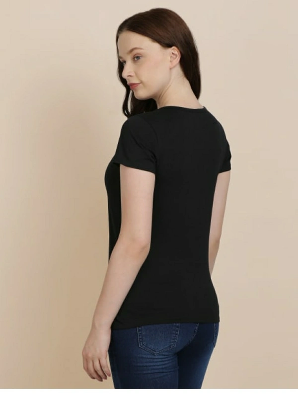 Bold & Classic Polyster T-shirt  - Black, M