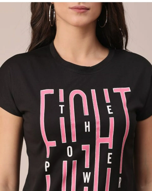 Bold & Classic Polyster T-shirt  - Black, M