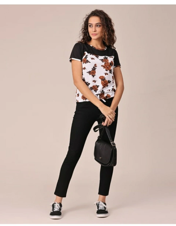 Bold & Classic Polyster T-shirt  - Multicolour, S