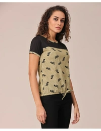 Bold & Classic Polyster T-shirt  - Multicolour, M