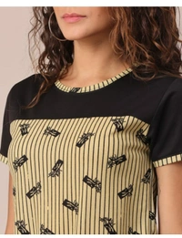 Bold & Classic Polyster T-shirt  - Multicolour, M