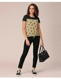 Bold & Classic Polyster T-shirt  - Multicolour, M