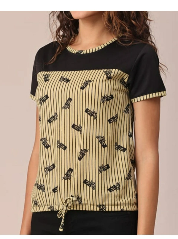 Bold & Classic Polyster T-shirt  - Multicolour, M