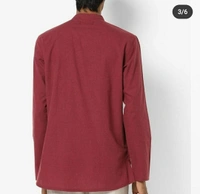 Netplay Short Kurta - Maroon, M