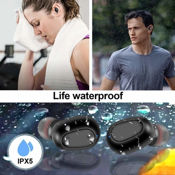 India BBD-S19 True wireless Portable Bluetooth HeadsetModel Name :BBD-S19 True wireless - Blue Seed, Free