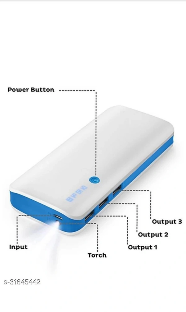 India Jack Klein 3000mAh Power Bank - White, Free