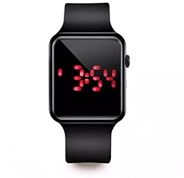 IND  Digital Watch - For Boys & Girls  - Black, Free