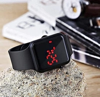 IND  Digital Watch - For Boys & Girls  - Black, Free