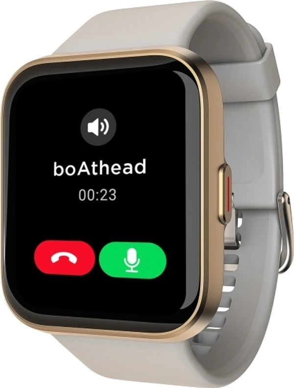 BOAT  Boat Wave Connect With Bluetooth Calling, Voice Assistant And 1.69" HD Display Smartwatch  - Grey, Free Size