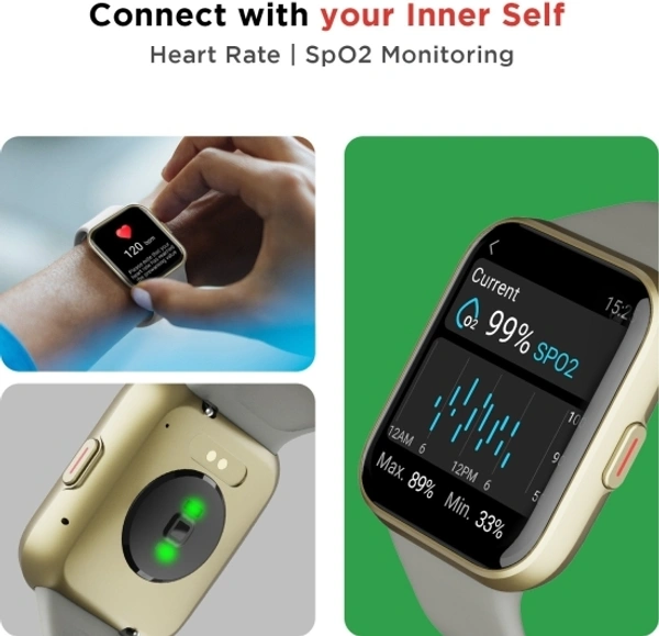 BOAT  Boat Wave Connect With Bluetooth Calling, Voice Assistant And 1.69" HD Display Smartwatch  - Grey, Free Size