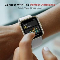 BOAT  Boat Wave Connect With Bluetooth Calling, Voice Assistant And 1.69" HD Display Smartwatch  - Grey, Free Size