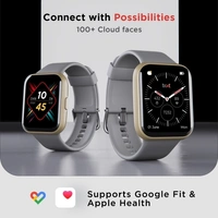 BOAT  Boat Wave Connect With Bluetooth Calling, Voice Assistant And 1.69" HD Display Smartwatch  - Grey, Free Size