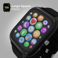 ZEB  ZEBRONICS ZEB-FIT8200CH Smartwatch  - Black, Free Size