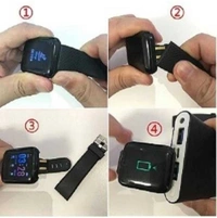Remaxa Health Tracker Waterproof Digital Smartwatch For Men & Women  - Black, Free Size