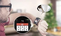 CA1 Calvin A1 Full Touch Screen Bluetooth Smartwatch Support Sim Card - Black Blue Yellow, Free Size