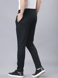 R Heaven Fashion Soild Men Black Track Pants  - Black, S M L XL XXL