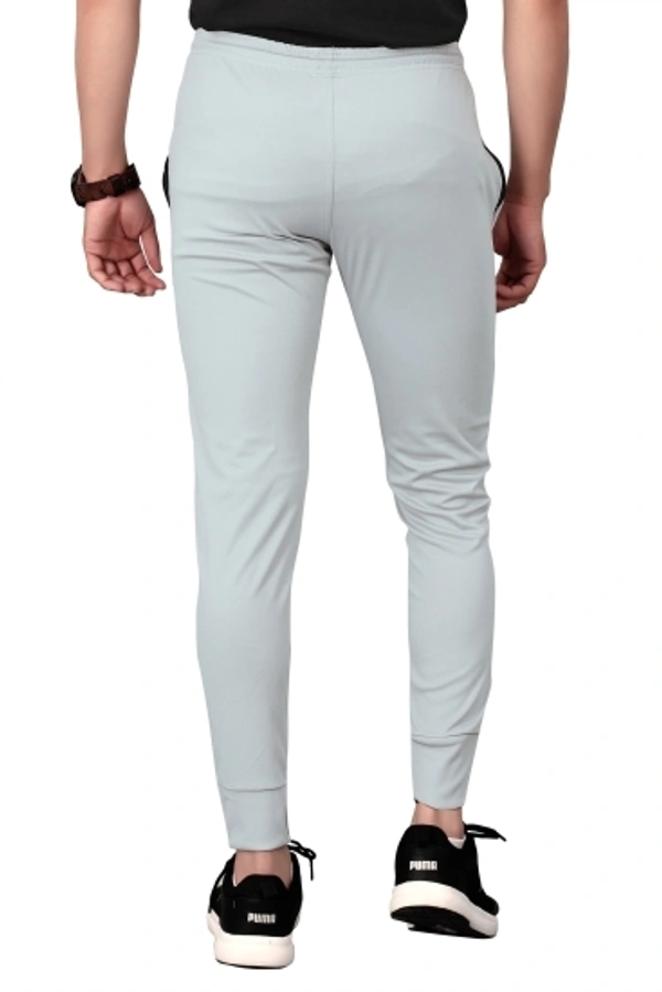 Dolvia Soild Men Grey Track Pants  - White, S M XL XXL