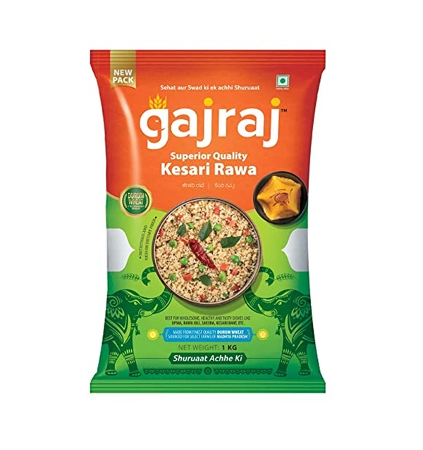 GAJRAJ BANSI RAVA KESARI RAVA - 1 KG