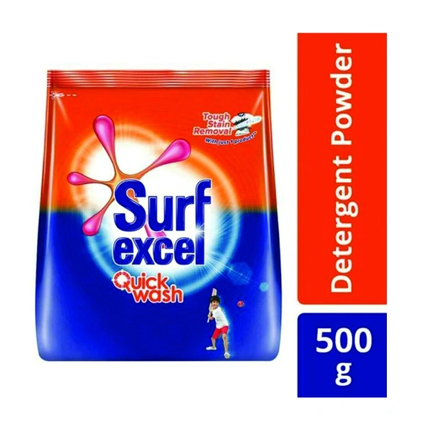 SURF EXCEL QUICK WASH POWDER - 500 GRM