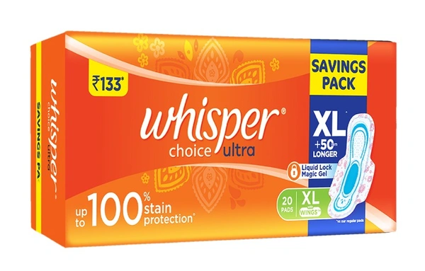 WHISPER CHOICE - ULTRA XL 30PAD